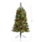 4ft. Pre-Lit Norway Mixed Pine Artificial Christmas Tree, Clear LED Lights